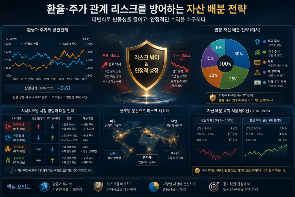 환율 주가 관계를 분석하며 한국 주식을 매도하는 외국인 투자자의 모습