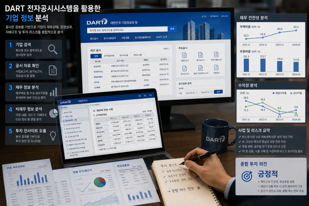 기업의 민낯을 볼 수 있는 유일한 창구, 다트를 마스터해야 합니다.
